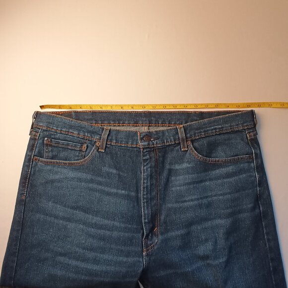 Men's Levi's Denim Jeans 505 Straight Regular Fit Medium Wash Size 40x30 - Picture 7 of 10
